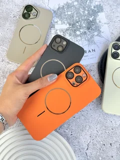 قاب مگ سیف آیفون طرح Volt Case | کاور سیلیکونی TPU با محافظ لنز برجسته