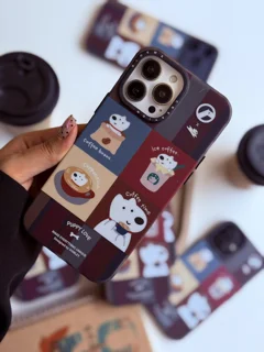 قاب گوشی Puppy Love Coffee آیفون | حس خوب قهوه و صمیمیت