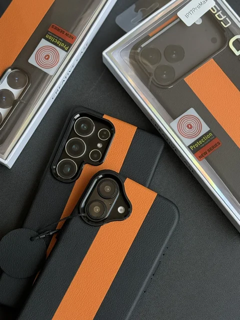 قاب گوشی Dizoro Leather Case چرمی آیفون با مگ سیف