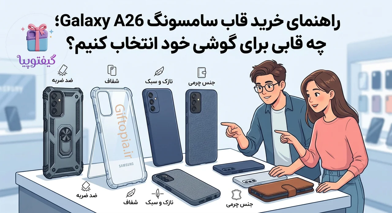 راهنمای خرید قاب سامسونگ Galaxy A26؛ چه قابی برای گوشی خود انتخاب کنیم؟