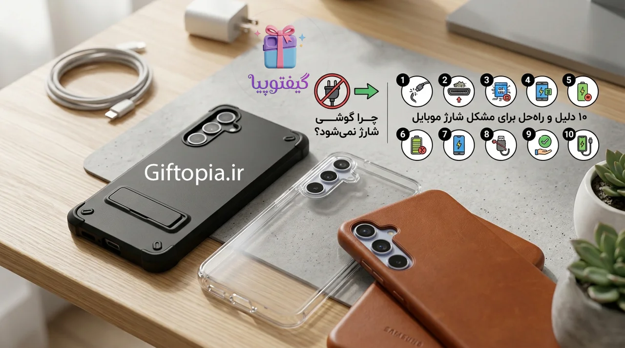 چرا گوشی شارژ نمی‌شود؟ ۱۰ دلیل و راه‌حل برای مشکل شارژ موبایل