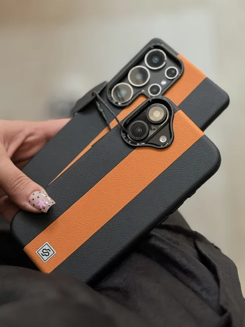 قاب گوشی Dizoro Leather Case چرمی آیفون با مگ سیف
